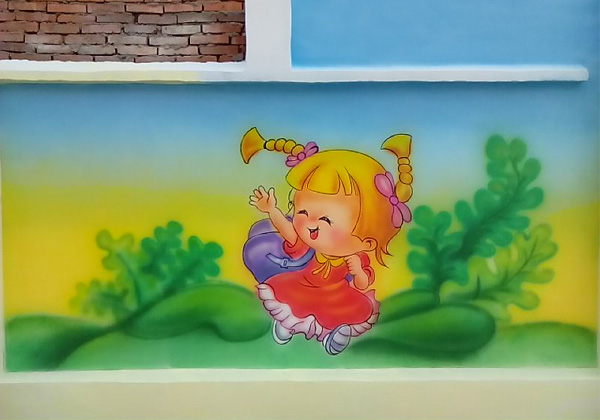 老河市才藝幼兒園墻繪