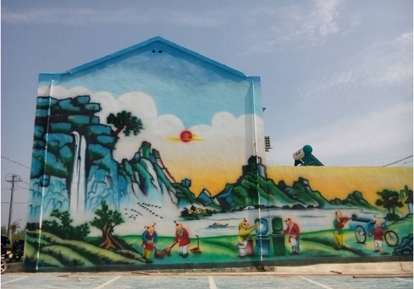 襄陽(yáng)市襄州區(qū)雙溝肖莊村墻繪